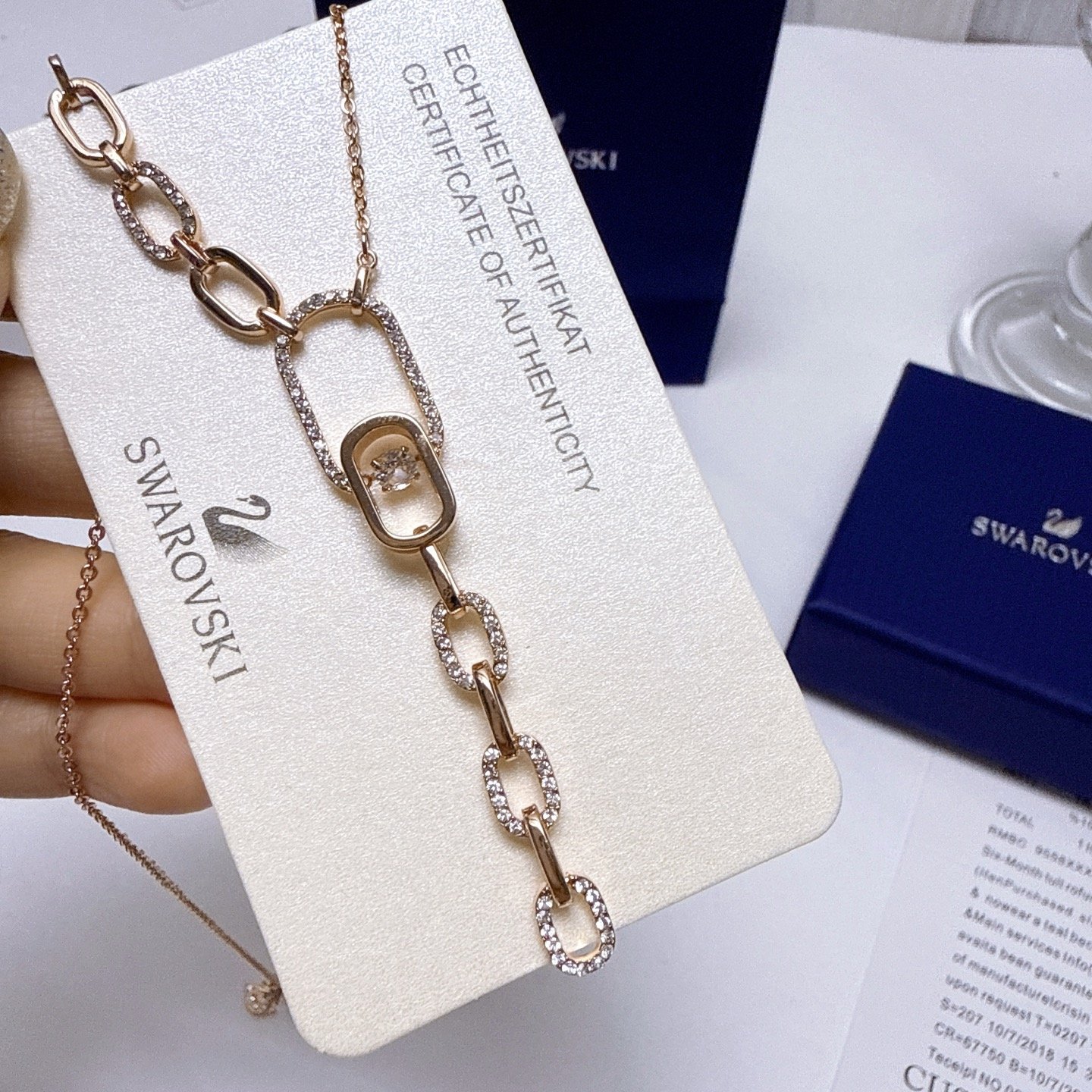 Swarovski clavicle necklace - 图片 4